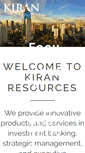 Mobile Screenshot of kiranresources.com